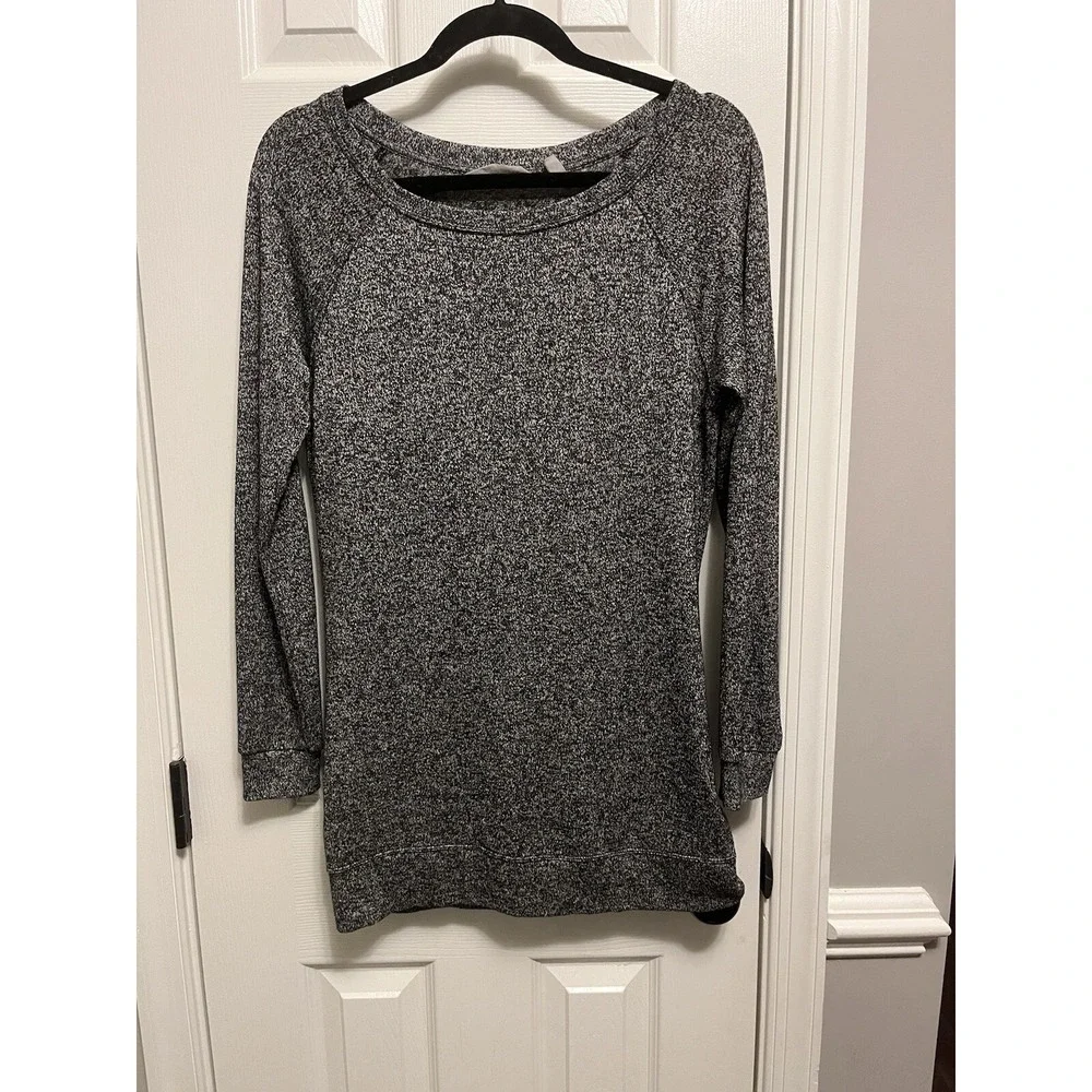 Women's Athleta grey heathered tunic length top size XS